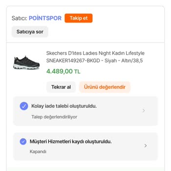 Skechers Ayakkabıda 50 Günde Açılma Ve İade Sorunu