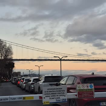 İspark Rumeli Hisarı Otoparkı'nda Fahiş Tam Gün Ücreti Uygulaması