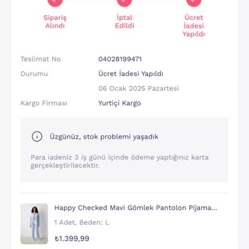 Stok Sorunu Ve Yanıltıcı İptal Bahaneleri