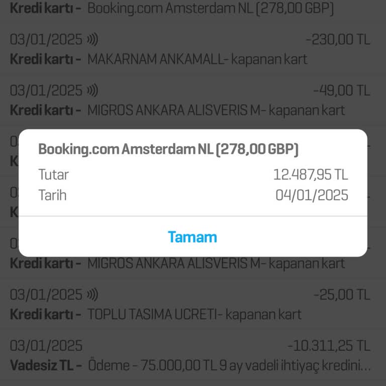Enpara'dan Habersiz Yapılan Harcama Şoku