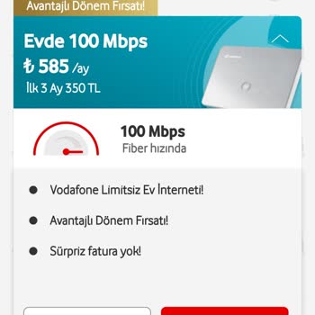Vodafone'dan Uçuk Fiyatlı Yeni Tarifeler