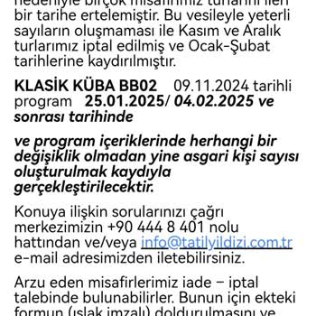 Küba Turu Hayal Kırıklığı