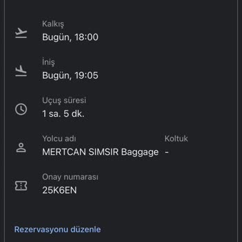 Bilet Değişikliği Ve Müşteri Memnuniyetsizliği