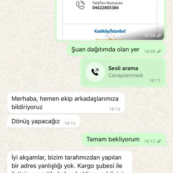 Yanlış Adrese Teslimat Ve İletişim Sorunları