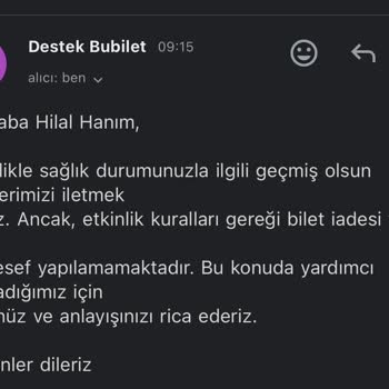 İptal Edilemeyen Konser Bileti Mağduriyeti