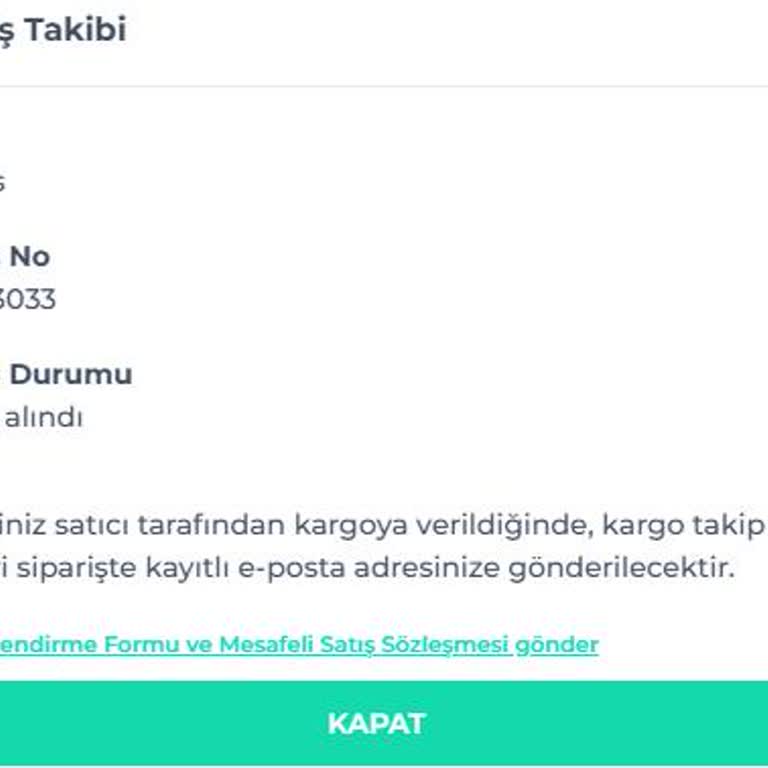 Gönderilmeyen Ürün Ve İptal Sorunu