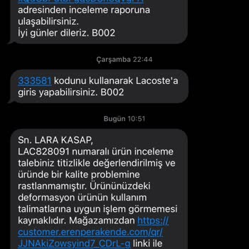 Lacoste Montumdan Tüyler Fışkırıyor