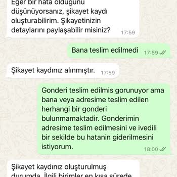 AGT Kuryesi Teslimat Sorunu Ve İletişim Eksikliği