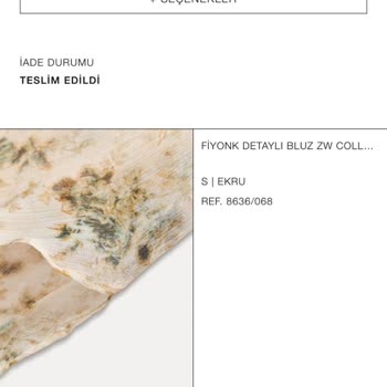 Zara Online Alışverişte İade Sorunu Ve Müşteri Hizmetleri İlgisizliği