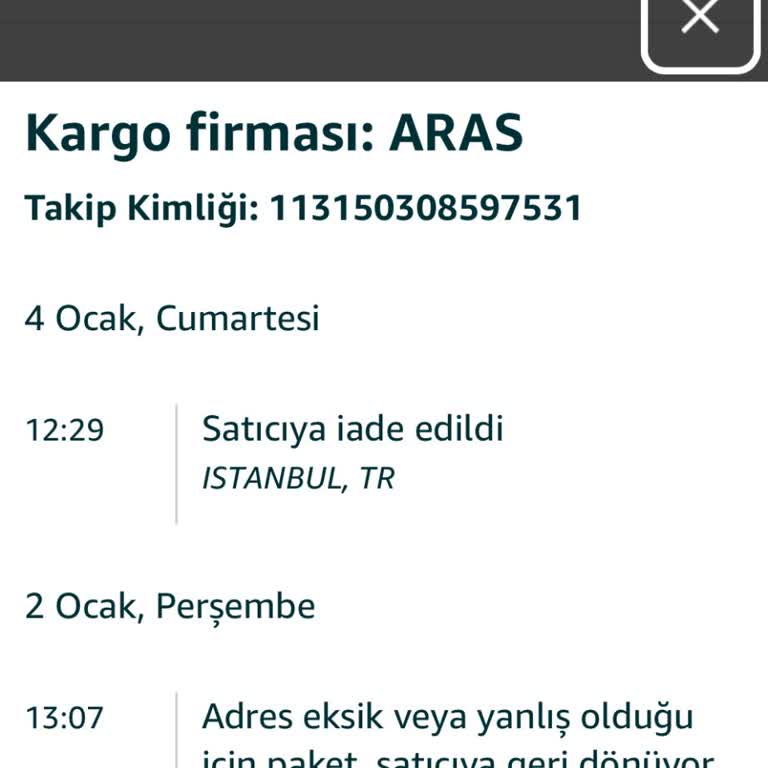 Yanlış Adrese Gönderilen Kargo Mağduriyeti
