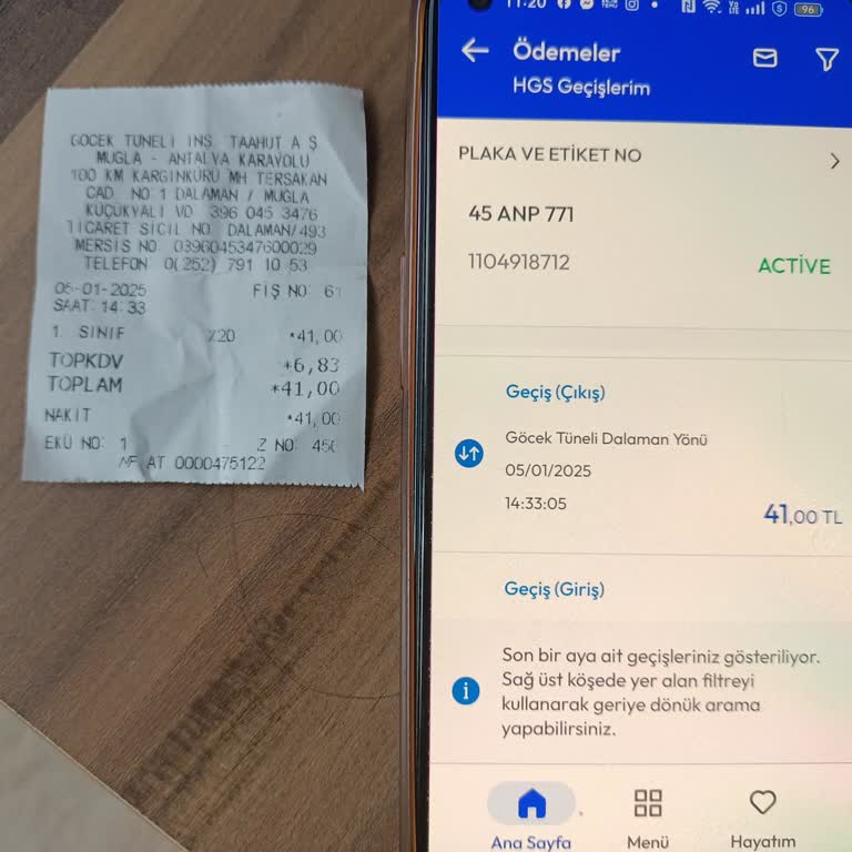Hatalı HGS Geçiş Ücreti Ve Para İadesi Talebi