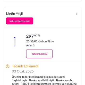 MaxiPuan Vermemek İçin Ürün İptalleri Ve Kayıp Kargolar