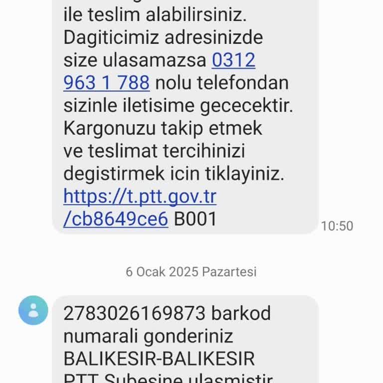 Yanlış Kargo Mesajlarıyla Dolan Telefonum