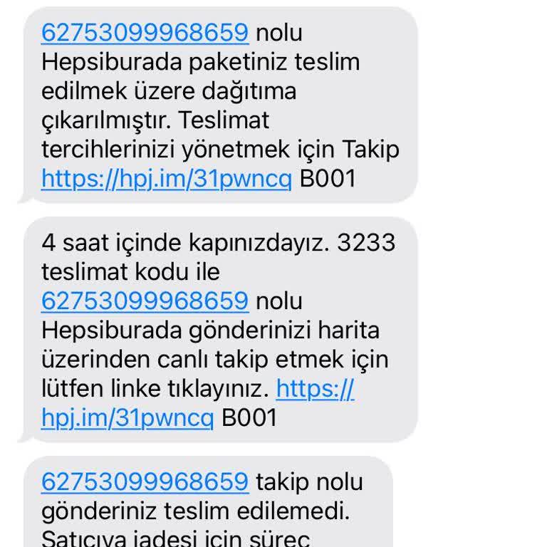 Hepsijet Dağıtım Merkezi İle Yaşanan Teslimat Sorunu