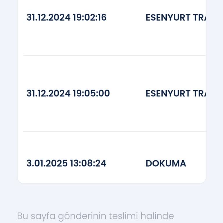 Zamanında Teslim Edilmeyen Kargo Ve Şube Sorunları