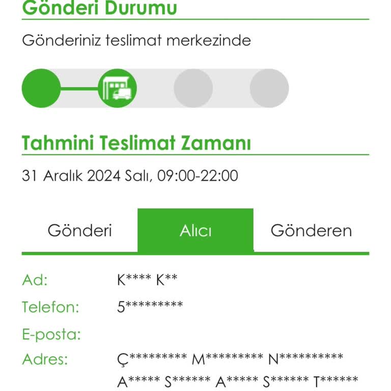 Kargo Teslimatı Ve Müşteri Hizmetleri Sorunu