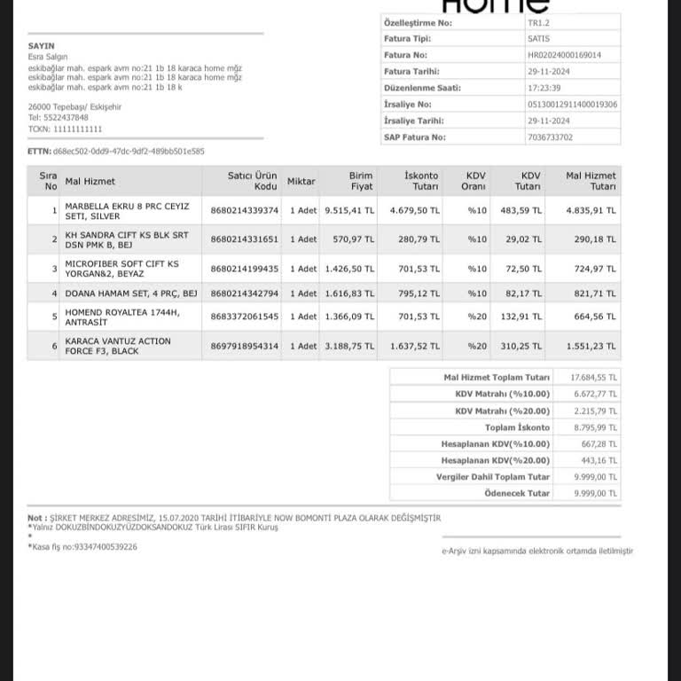 Karaca Home Çeyiz Seti Renk Değişim Talebine Yanıt Alınamıyor