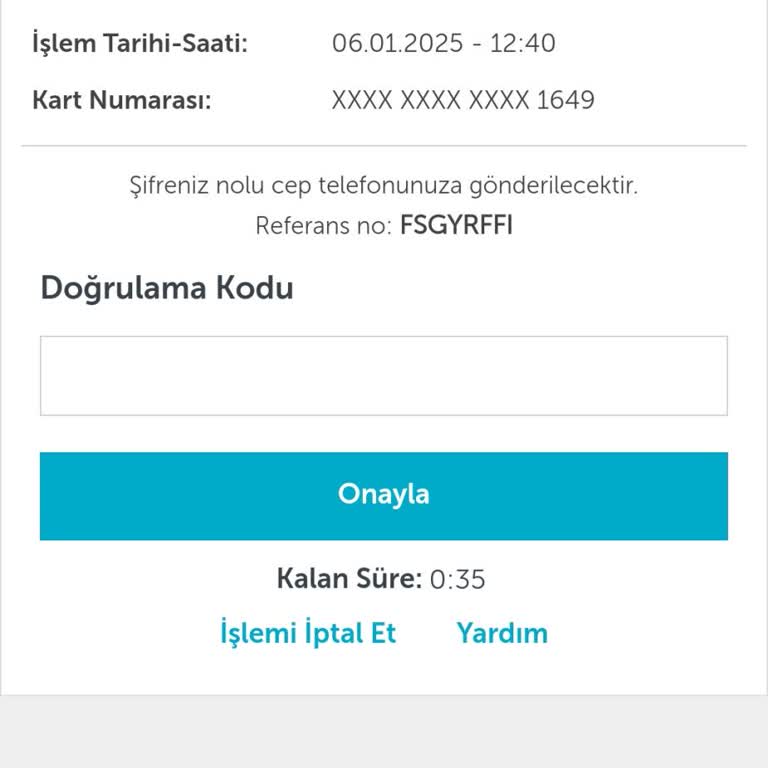 Operatör Değişikliği Sonrası Güvenli Ödeme Kodu Sorunu