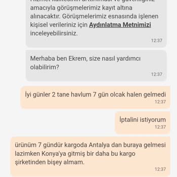 Yanlış Yönlendirilen Kargo Ve İptal Sorunu