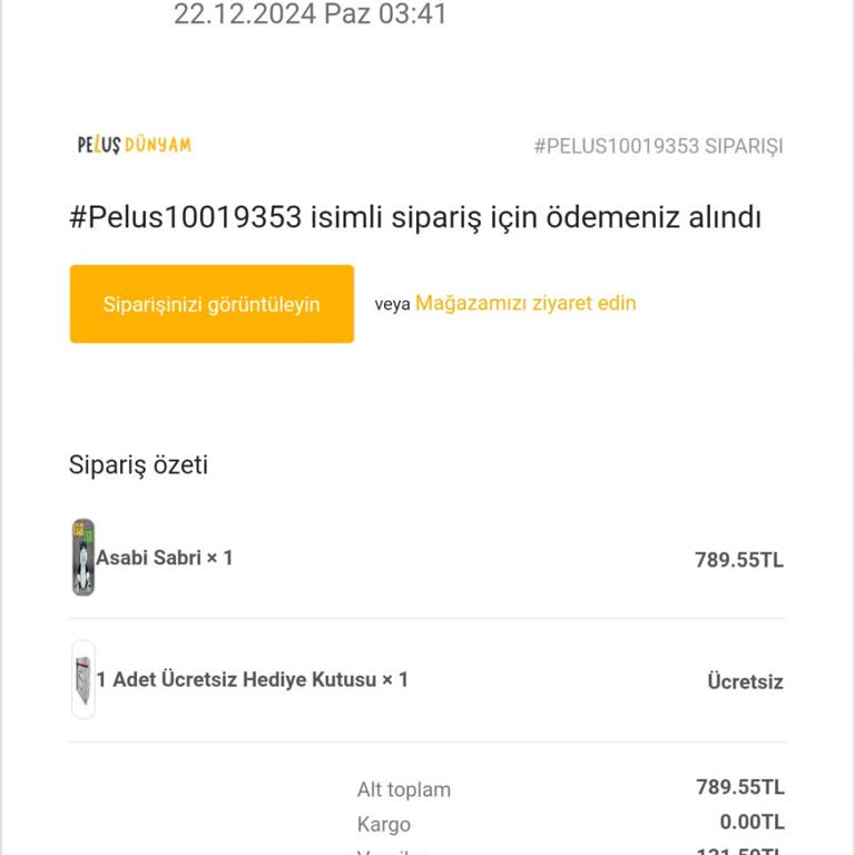 Kargoya Verilmeyen Sipariş Ve İletişim Sorunları