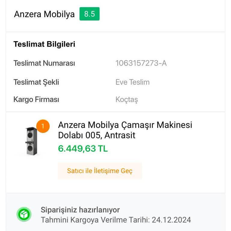 Koçtaş'tan Aldığım Dolap Nerede?