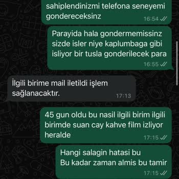 Teknik Servis Sürecinde Yaşanan Hayal Kırıklığı