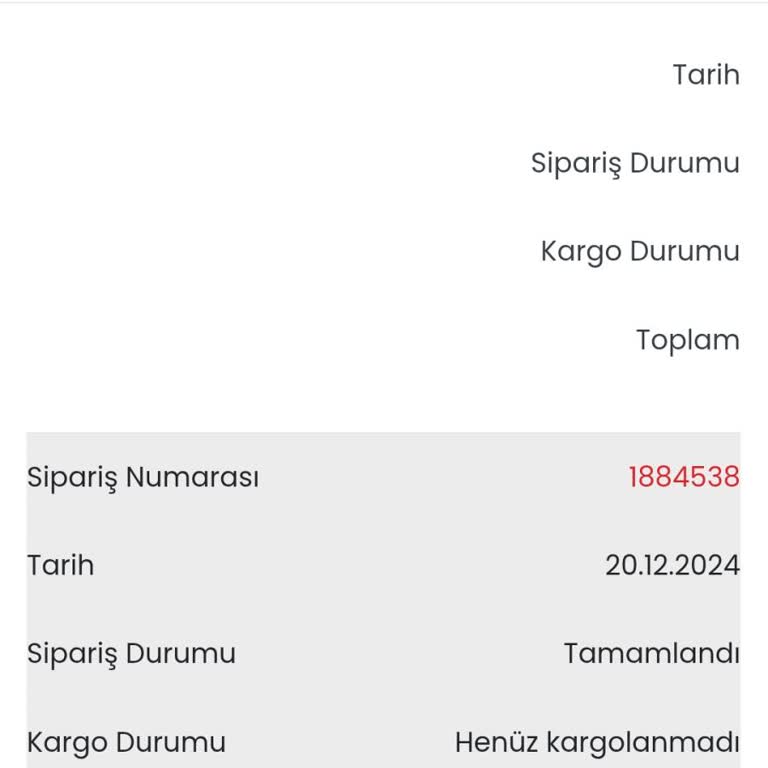Kargoda Kaybolan Sipariş: Colin's İle İletişim Sorunu
