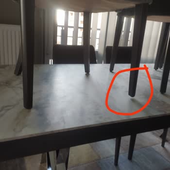 Ergül Mobilya'dan Aldığım Kusurlu Yemek Odası Takımı