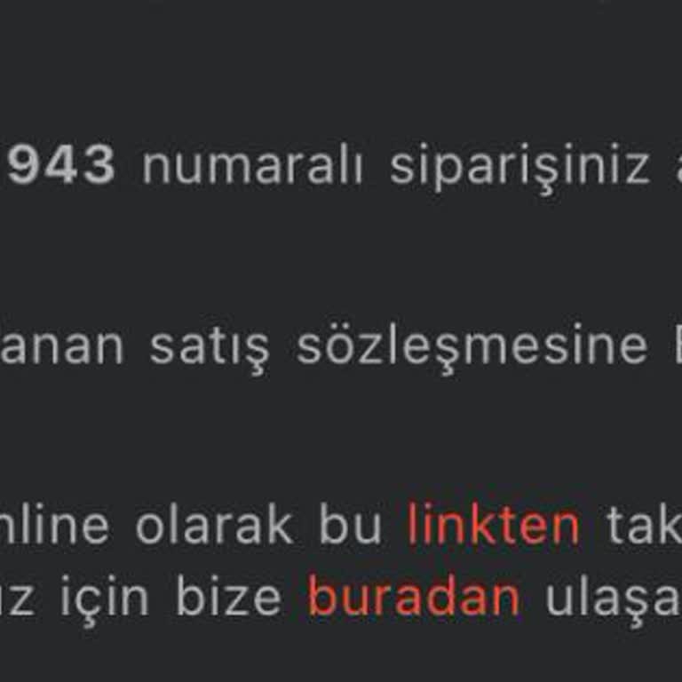 Sipariş Bilgisine Erişememe Sorunu