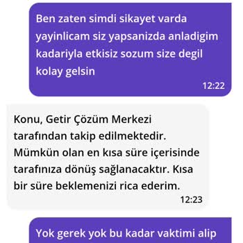 Eksik Ve Kalitesiz Ürün Teslimatı