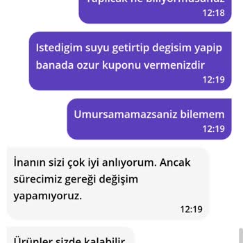 Eksik Ve Kalitesiz Ürün Teslimatı