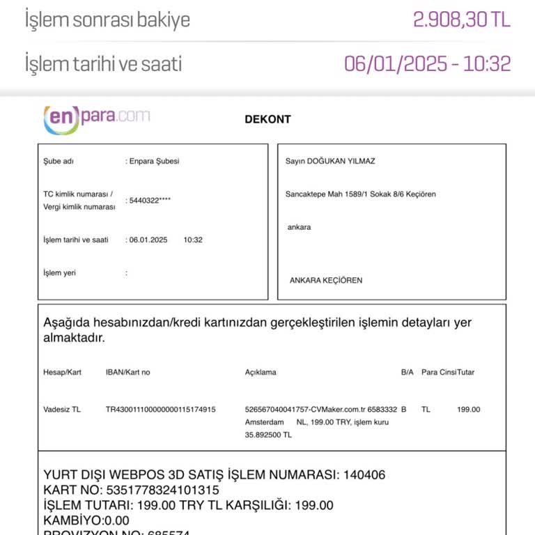 İzinsiz Para Çekimi Ve Sorumsuz Hizmet
