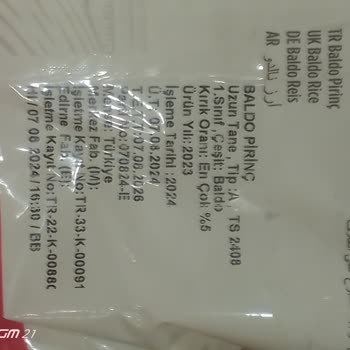 Migros'tan Alınan Pirinçte Böcek Ve Kelebek Sorunu