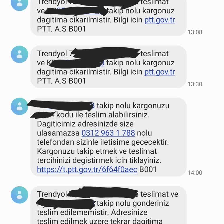 PTT Kargo Teslimat Sorunu Ve İletişim Eksikliği