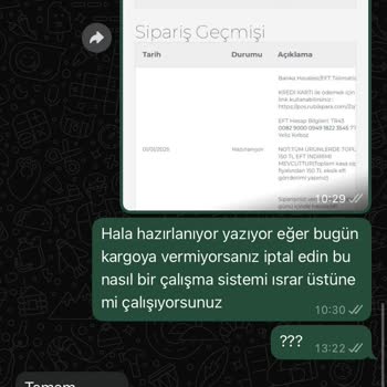 Kargoda Gecikme Ve İletişim Sorunları