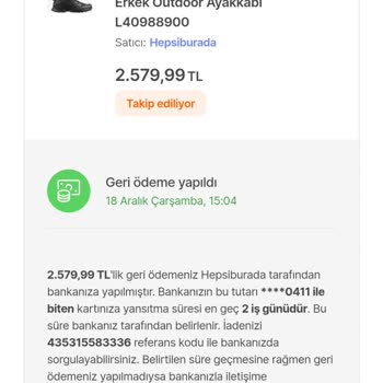 İade Ürünlerim İçin Çözüm Bekliyorum