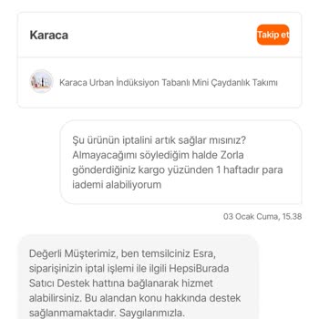 Hepsiburada'da Yanlış Sipariş Ve İade Sürecinde Yaşanan Sorunlar