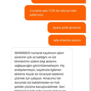 Hepsiburada'da Yanlış Sipariş Ve İade Sürecinde Yaşanan Sorunlar