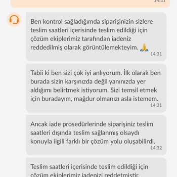 Soğuk Teslimat Ve İade Sorunu