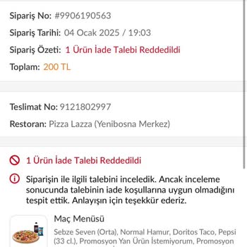 Soğuk Teslimat Ve İade Sorunu