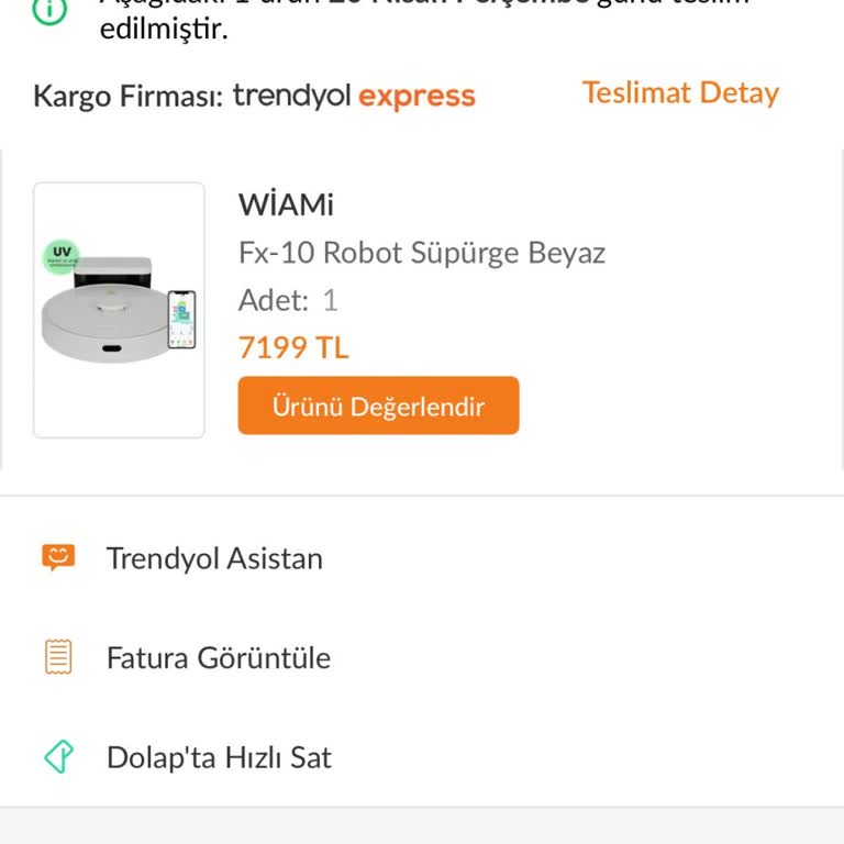 Robot Süpürge Kendi Kendine Kapanıyor