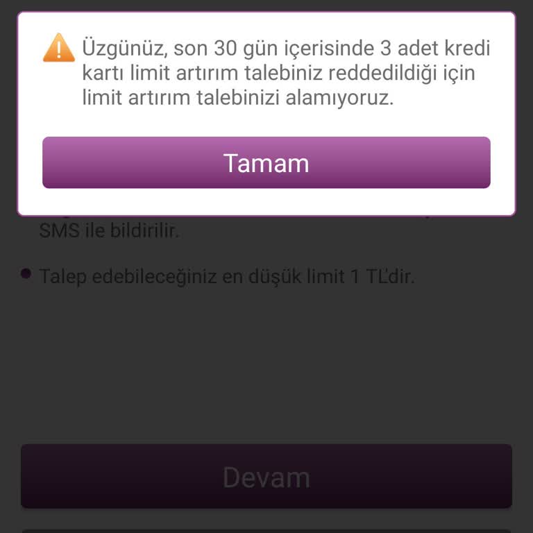 Düşük Kredi Kartı Limitiyle Yaşanan Sorun
