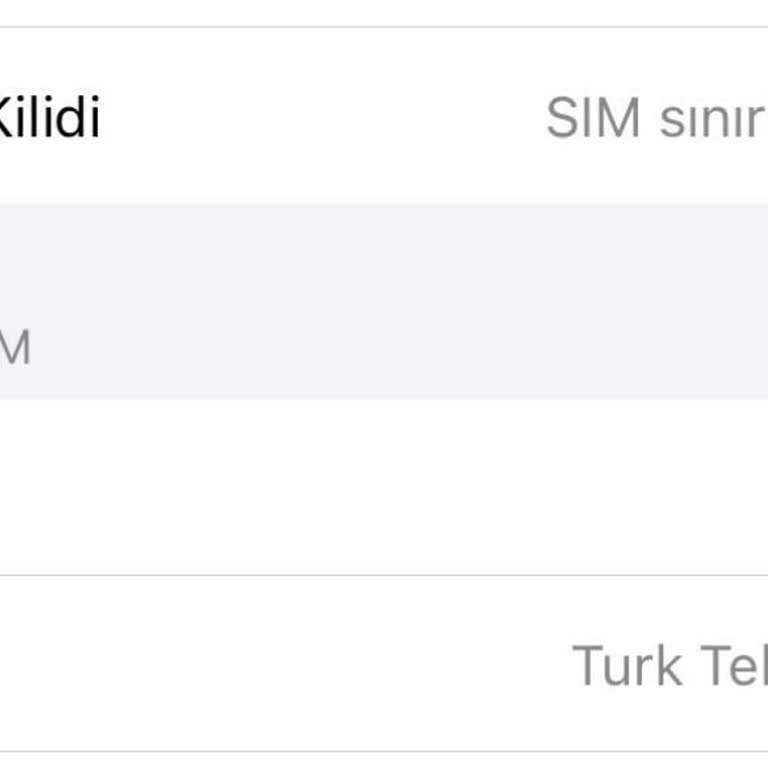 Kayıtlı Telefonun Kullanım Engeli Sorunu