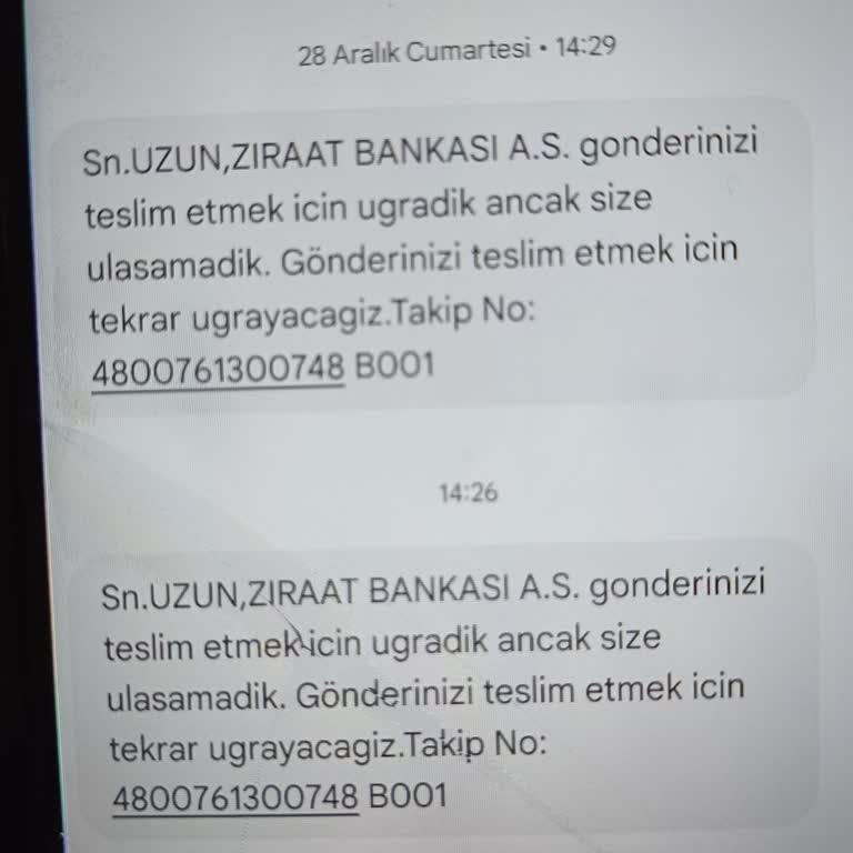 Kredi Kartı Teslimatında Sorumsuz Kurye Sorunu