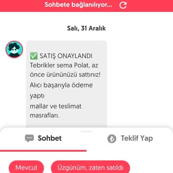 Letgo'da Yanlış Satış Bildirimi Ve Müşteri Hizmetleri Eksikliği