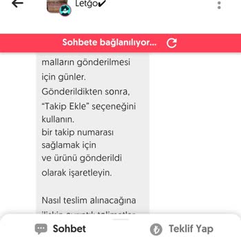 Letgo'da Yanlış Satış Bildirimi Ve Müşteri Hizmetleri Eksikliği
