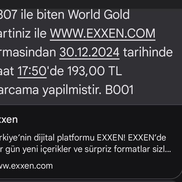 Exxen'den Habersiz Çekim: Para İadesi Talebi