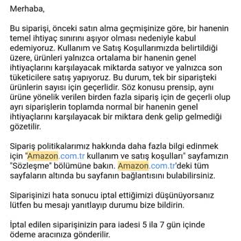 Amazon'un Yapay Zekası Siparişlerimi Haksız Yere İptal Ediyor