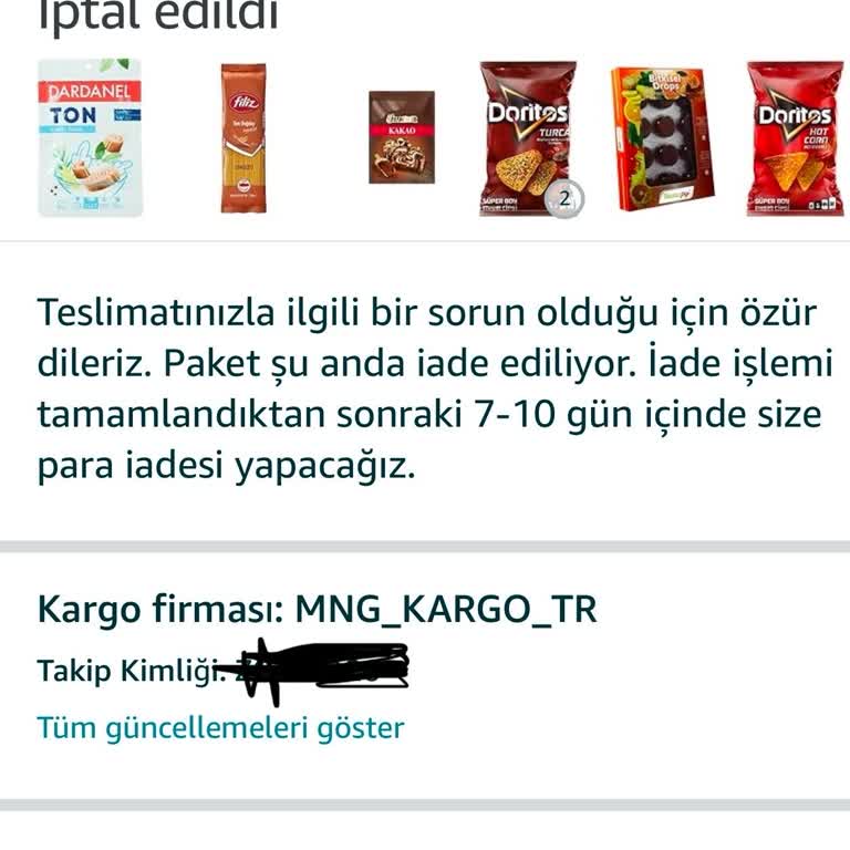 Amazon Prime Kargo Sorunu Ve Üyelik İptali