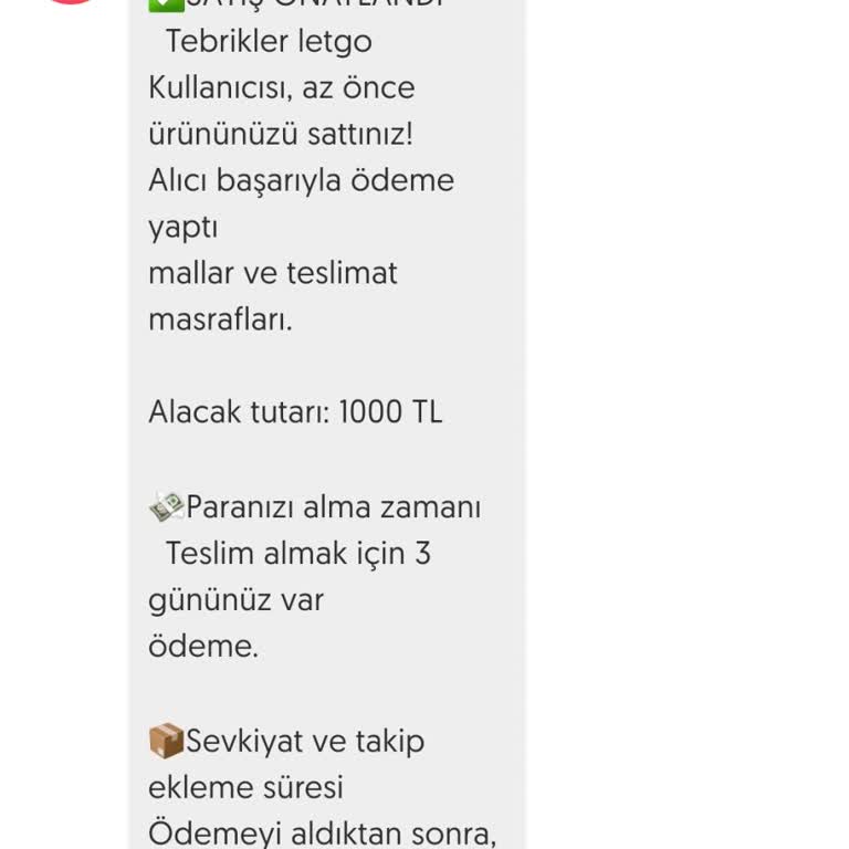 Letgo'da Şüpheli Mesaj Ve Yanıltıcı Yönlendirme